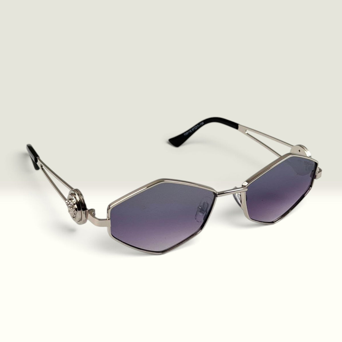 Versace Medusa Silver Purple Gradient