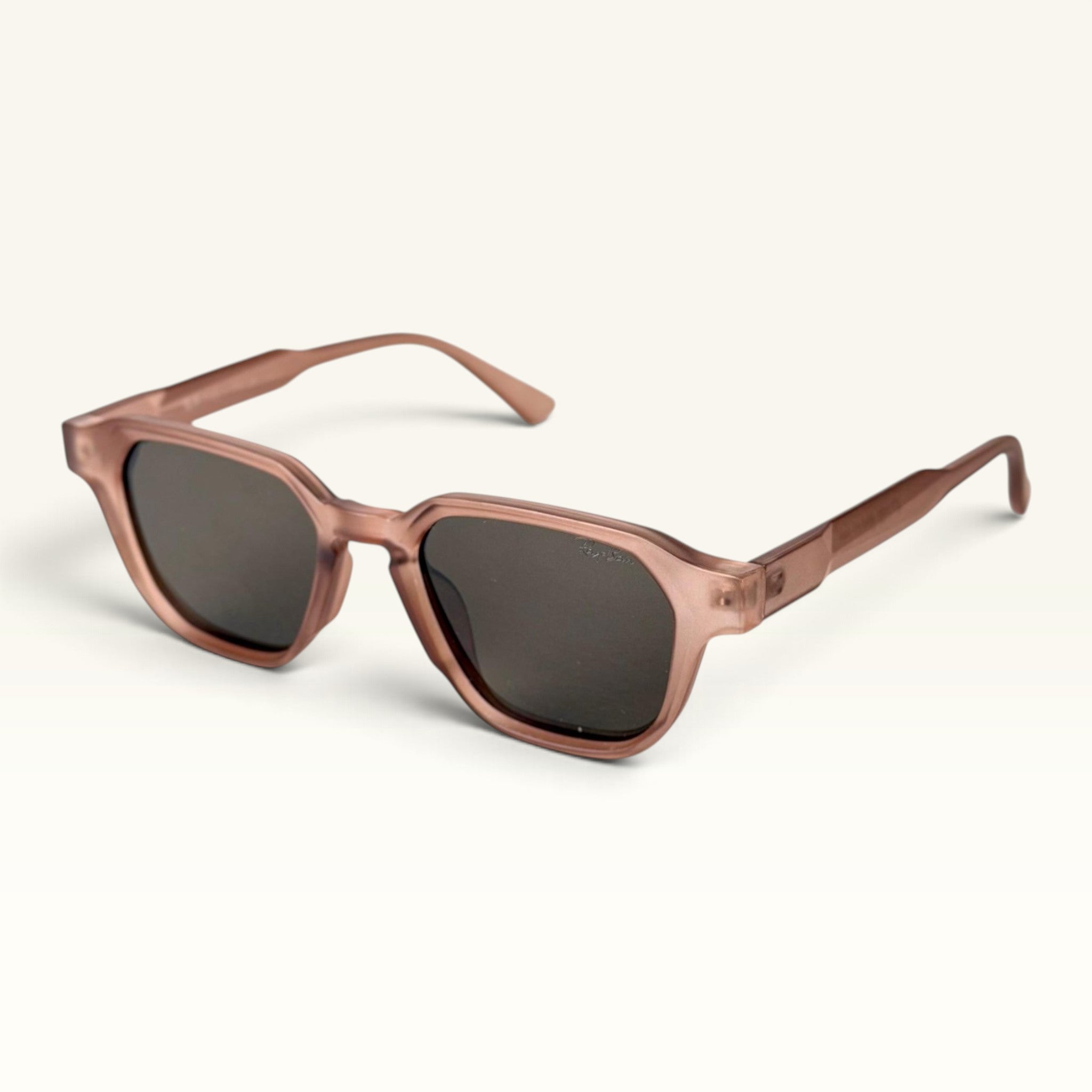 Ray Ban RB4361 Hexagonal Brown Crystal Oily Green