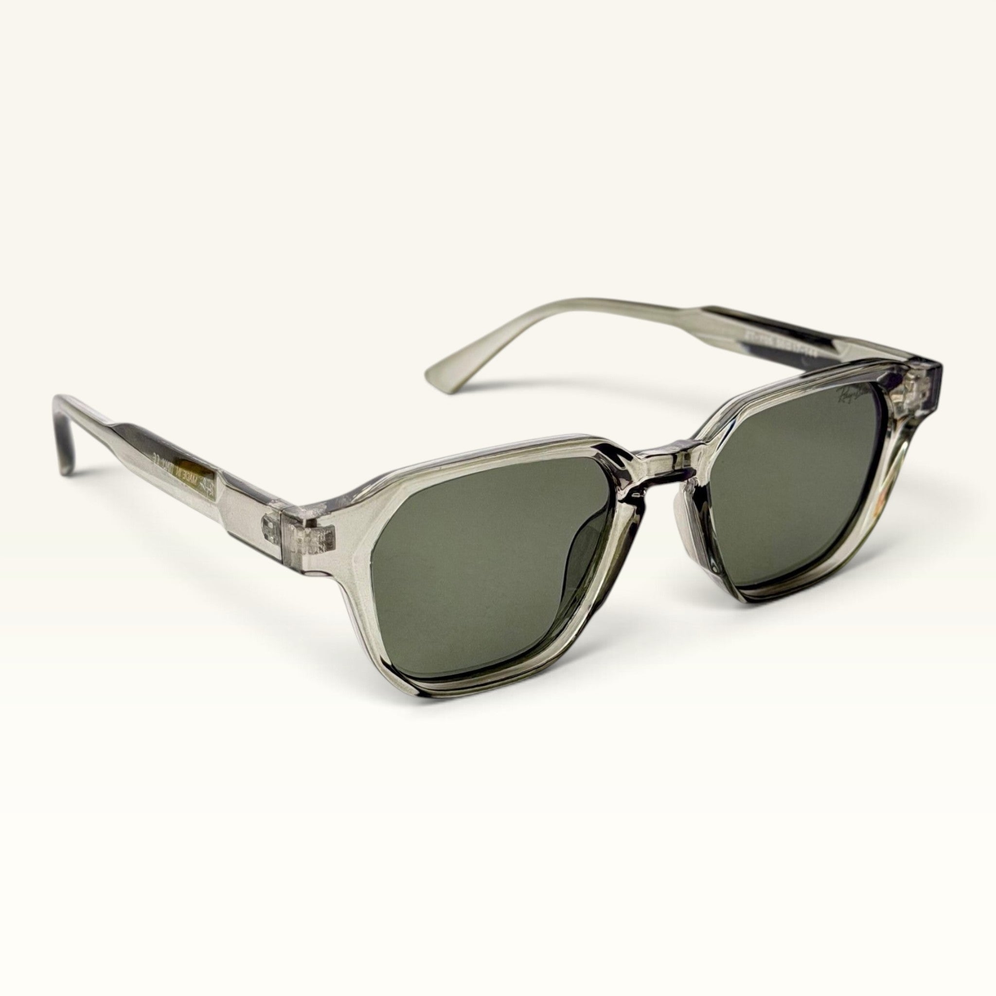 Ray Ban RB4361 Hexagonal Crystal Oily Green
